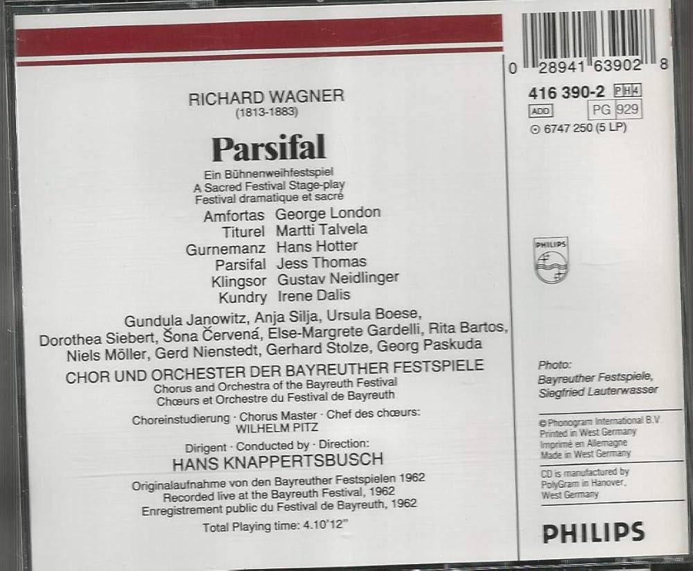 Wagner: Parsifal - Amazon.com Music