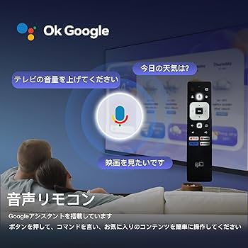 Amazon | FPD チューナーレステレビ 55V型 4K Google TV ネット動画