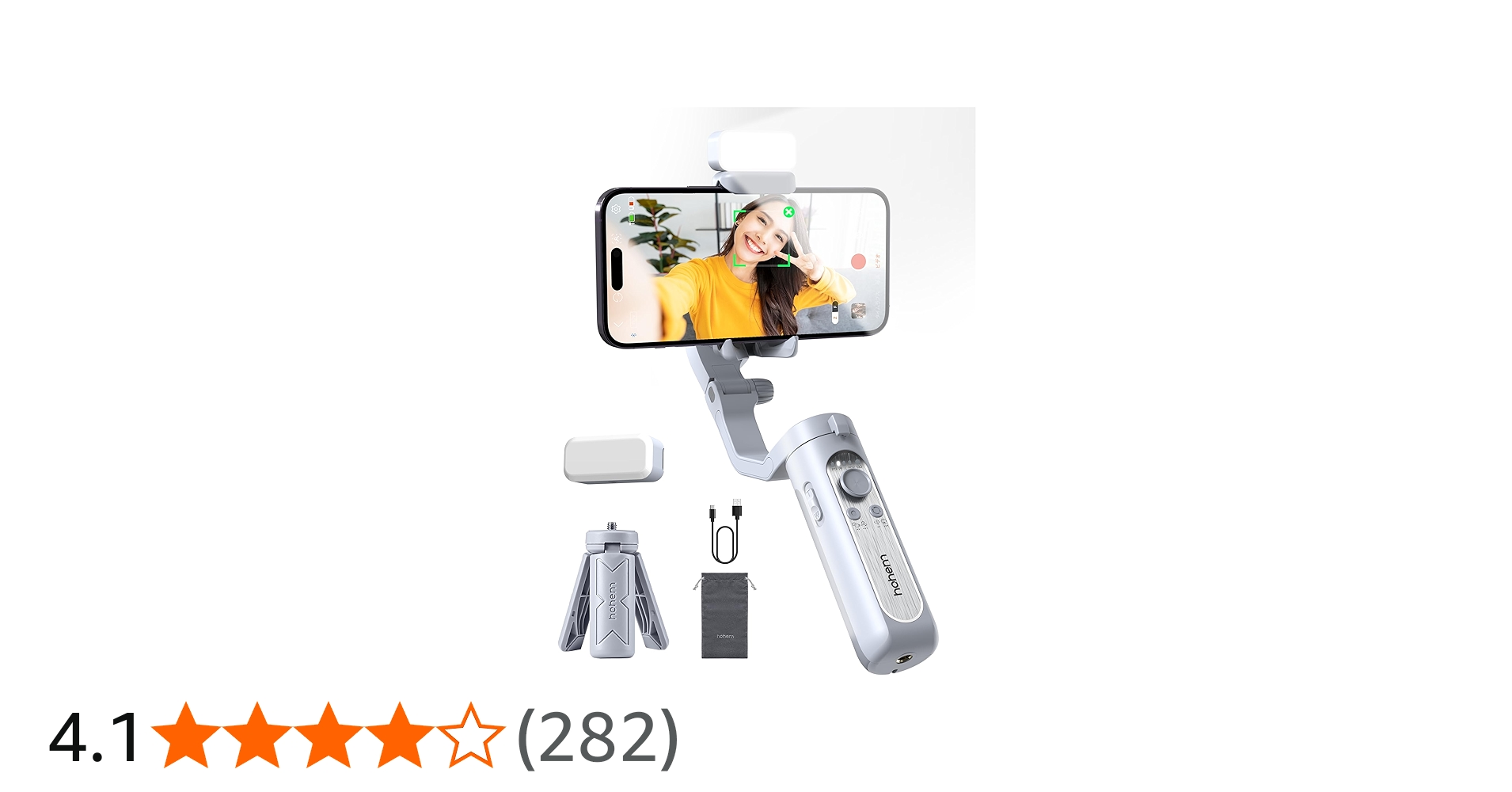 Amazon.co.jp: hohem XE Kit スマホジンバル 2023 hohem 7.0 3軸手ぶれ