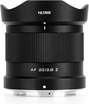 Amazon.com : VILTROX 20mm F2.8 f/2.8 Z-Mount Lens, Full Frame Wide