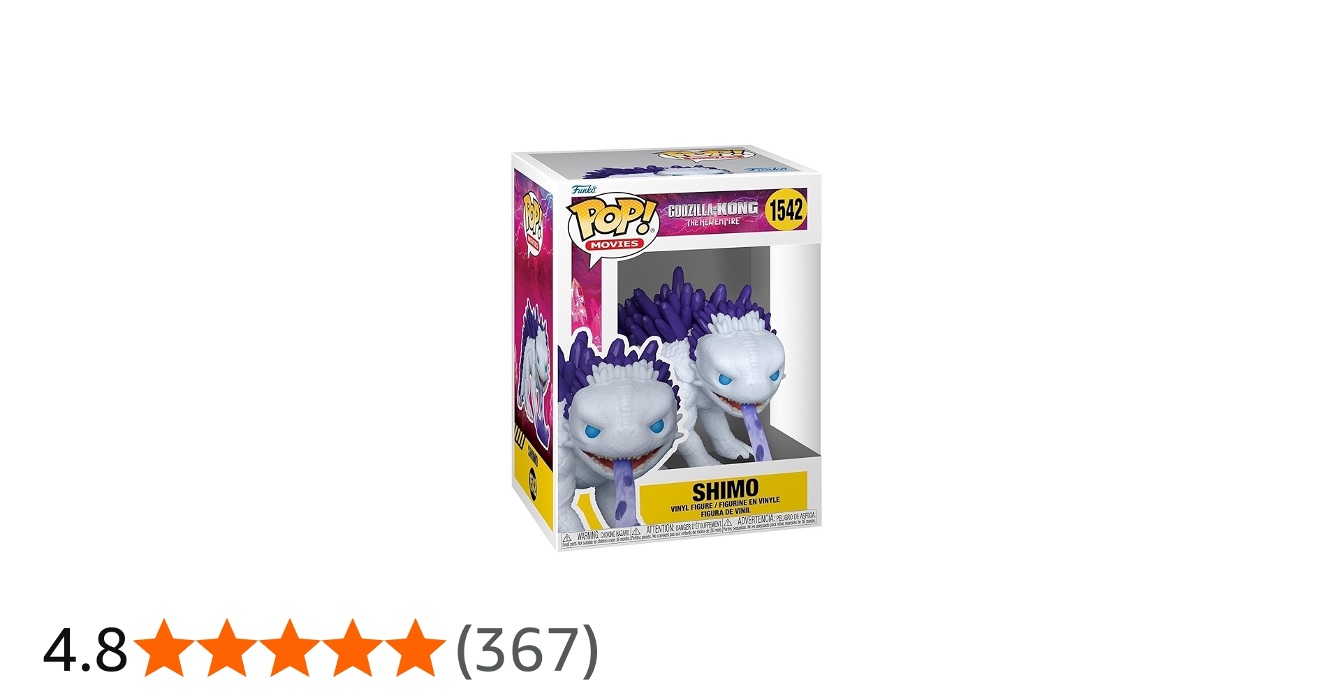 Amazon.co.jp: Funko POP!映画:ゴジラXコング:新帝国-氷線のあるシモ