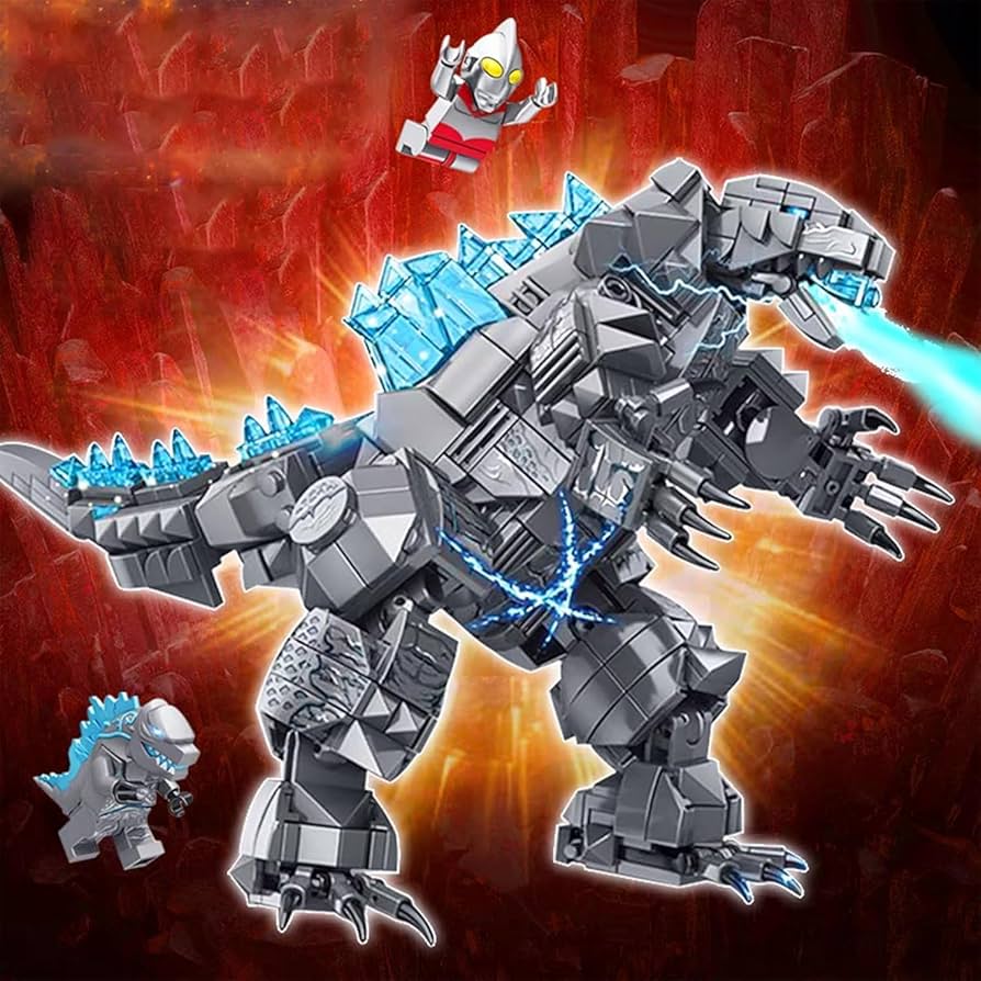 Amazon.co.jp: ゴジラ 高さ約20cm メカスーツ 組み立てブロック キング