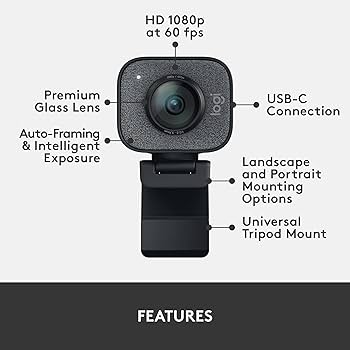Amazon.com: Logitech StreamCam Premium Webcam for Streaming and