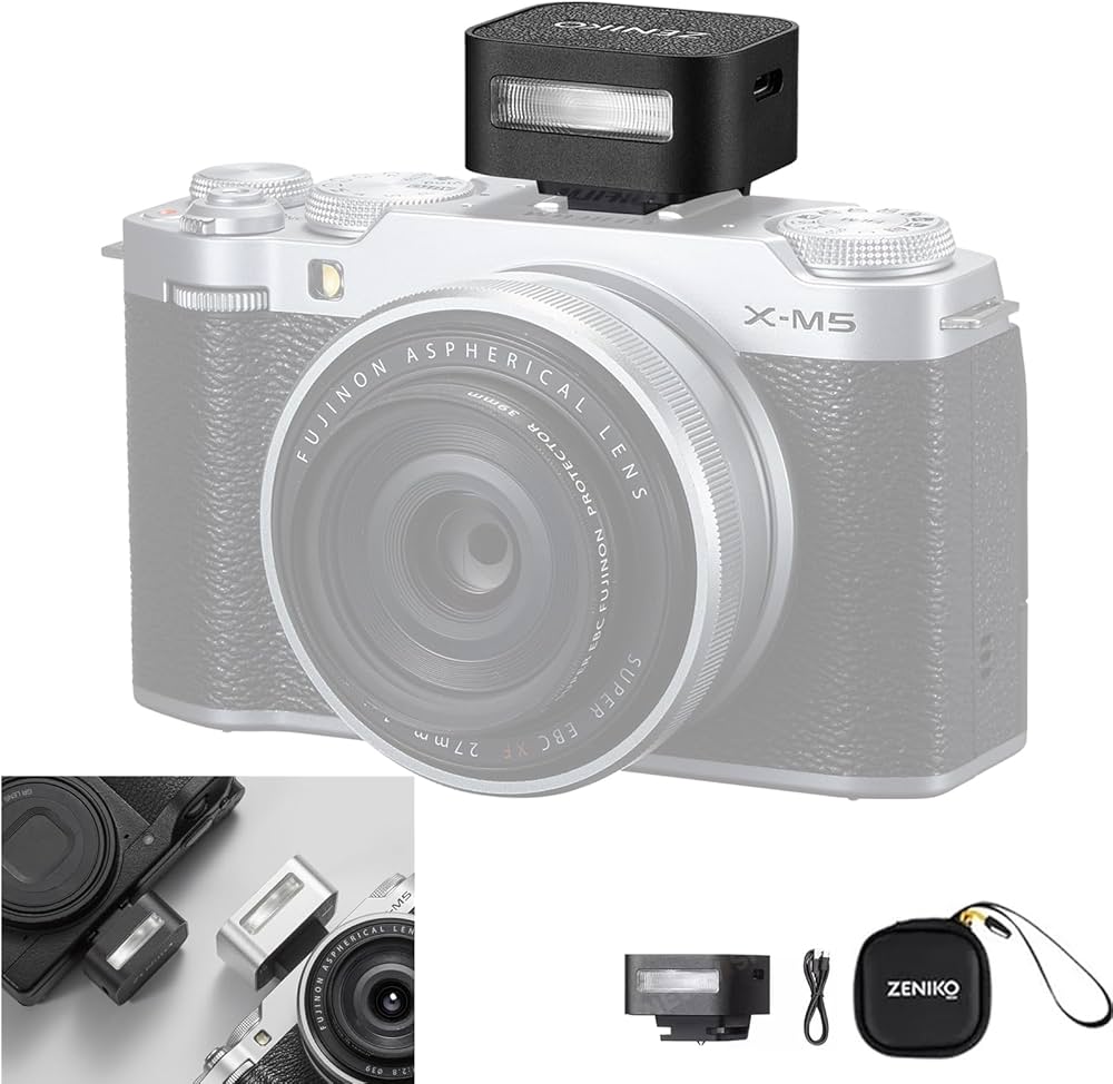 Amazon | ZENIKO ZF08カメラ用ミニフラッシュストロボ GR3/GR3X/Fuji