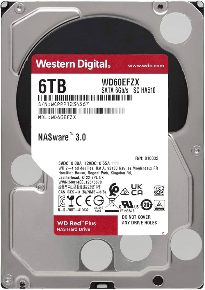 Amazon | Western Digital ウエスタンデジタル WD Red Plus 内蔵 HDD