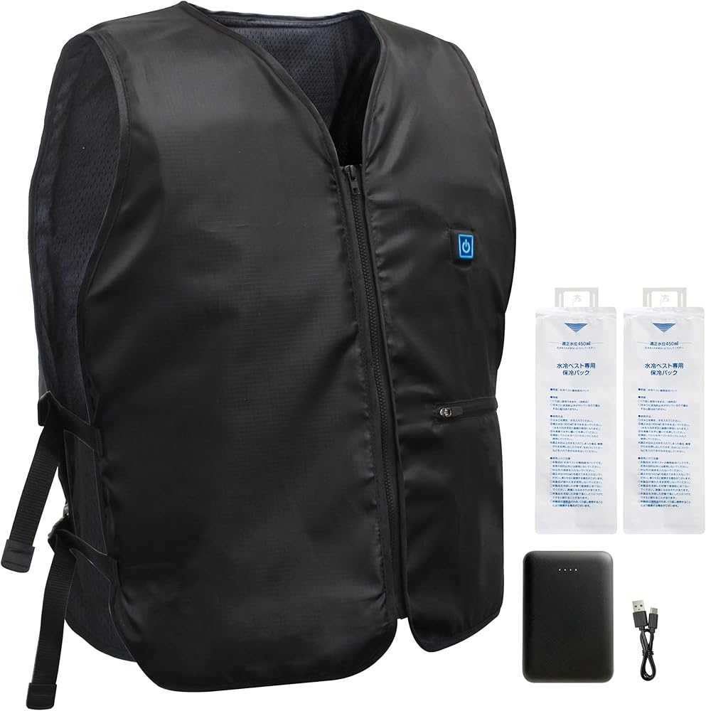 Amazon.co.jp: 大進 ひんやり 水冷ベスト フリーサイズ 水冷ベスト