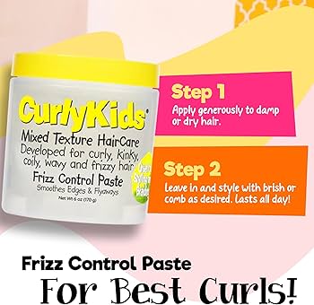 Amazon.com: CurlyKids Frizz Control Paste - Anti-Frizz Styling