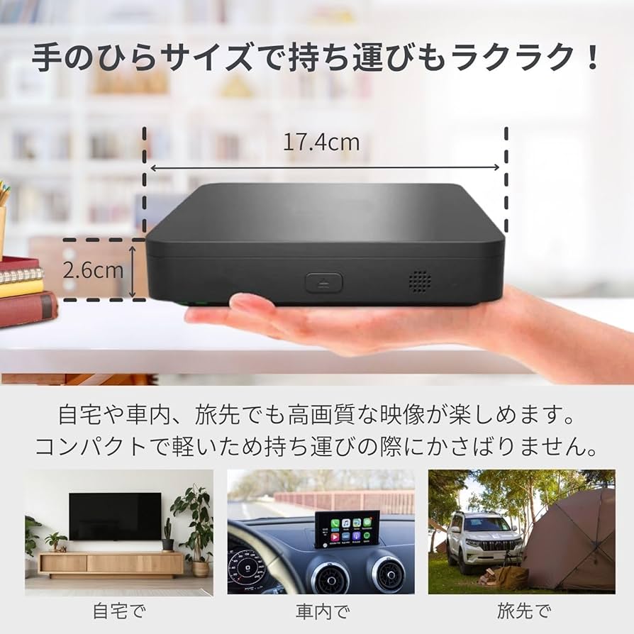 Amazon | ノーブランド品ポータブルブルーレイプレーヤーDVDプレーヤー