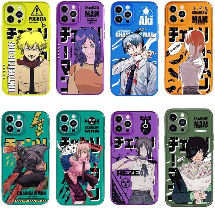 Amazon.co.jp: チェンソーマン スマホケース 携帯ケース iPhoneケース