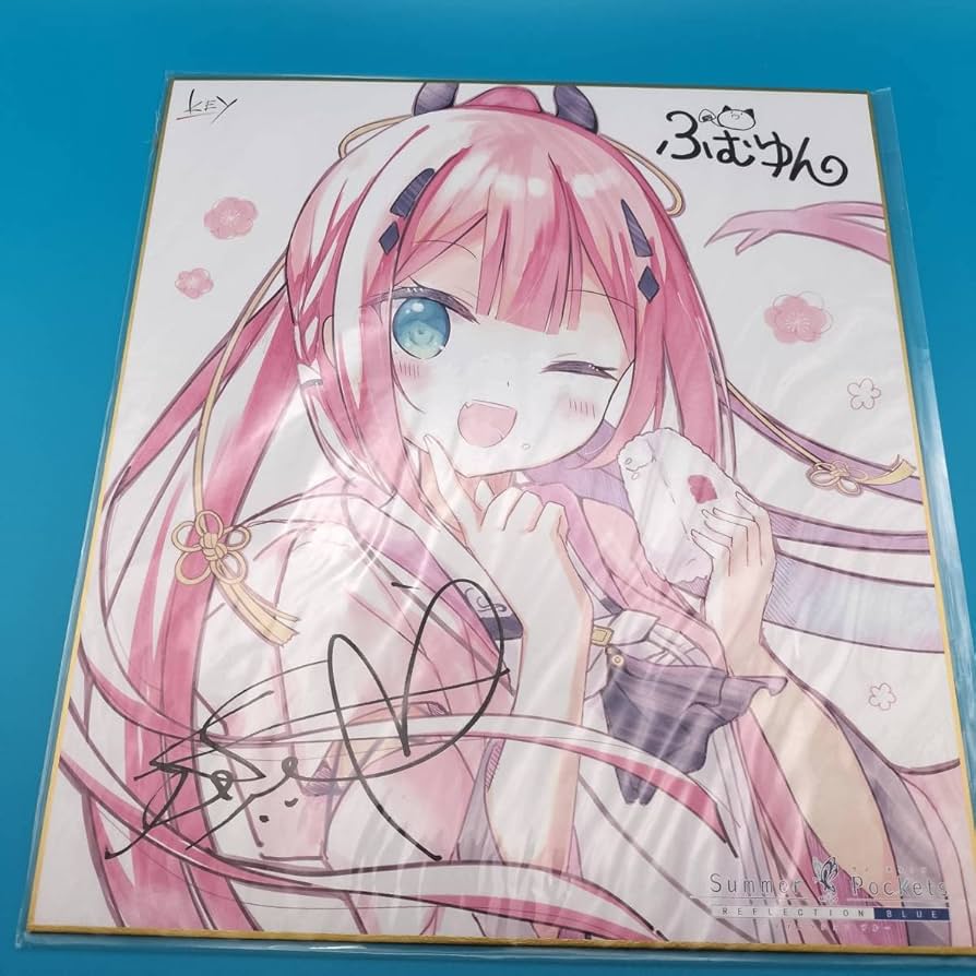 Amazon.co.jp: Summer Pockets 神山識 色紙 ふむゆん Key サマー