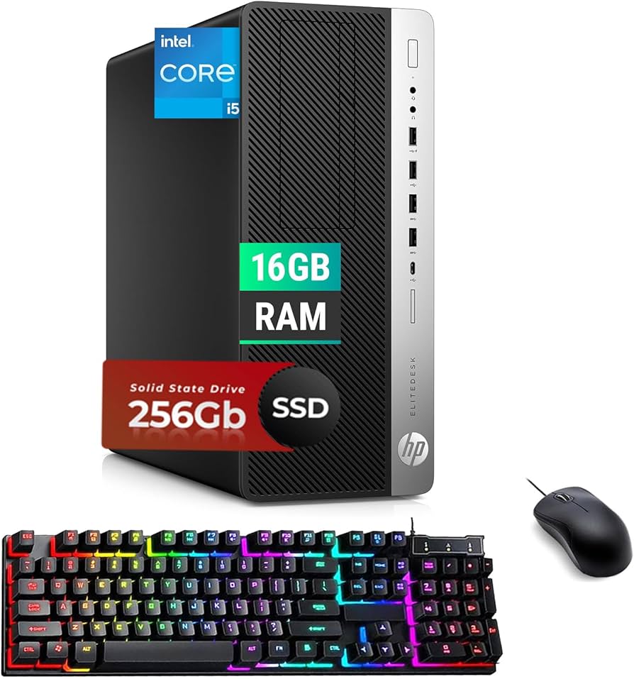 Amazon.com: HP EliteDesk 800 G5 SFF Business Desktop PC, Core i5