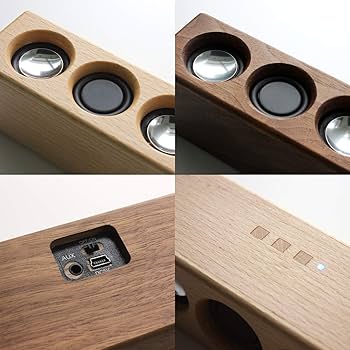 Amazon.co.jp: ヨシモク SOUND FLY SJ 木製無線スピーカー