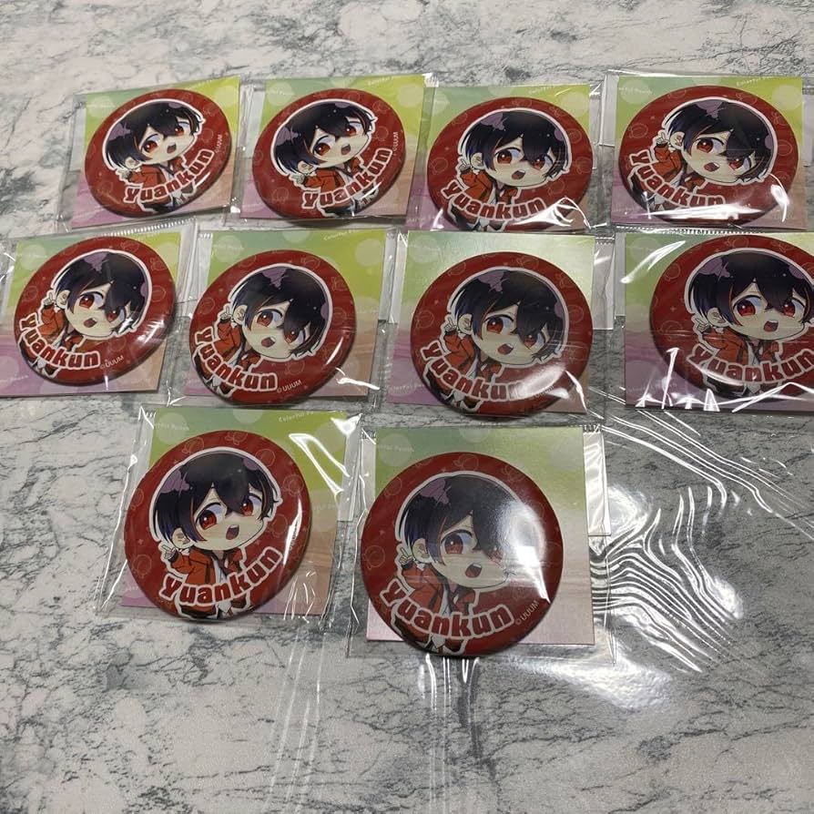 Amazon.co.jp: カラフルピーチ 缶バッジ ゆあんくん からぴち 2023年