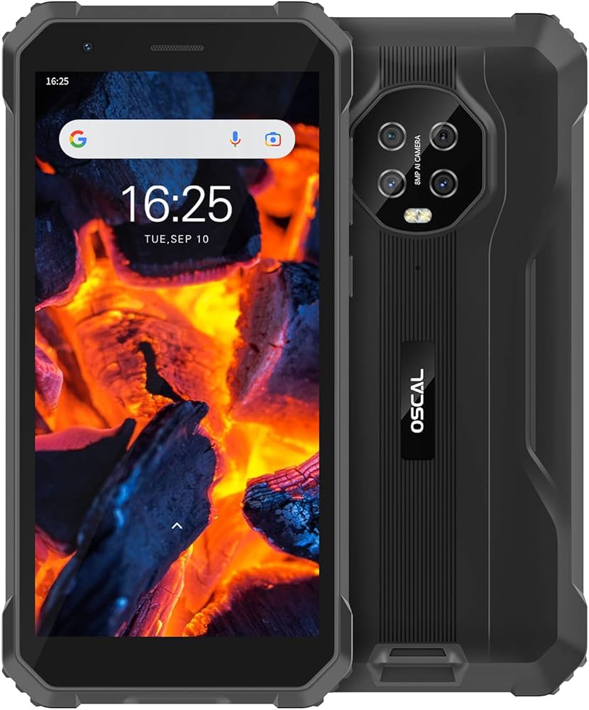 Amazon | OSCAL S60Pro SIMフリー スマホ 本体 防水防塵耐衝撃 Android