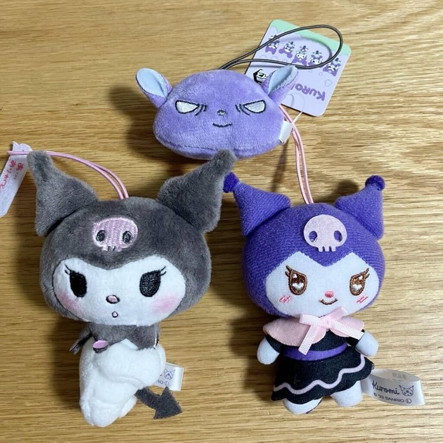 Amazon.co.jp: クロミ マスコット ぬいぐるみ 3個セット クロミの手下