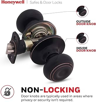 Honeywell Safes & Door Locks - Classic Passage Door Knob Interior