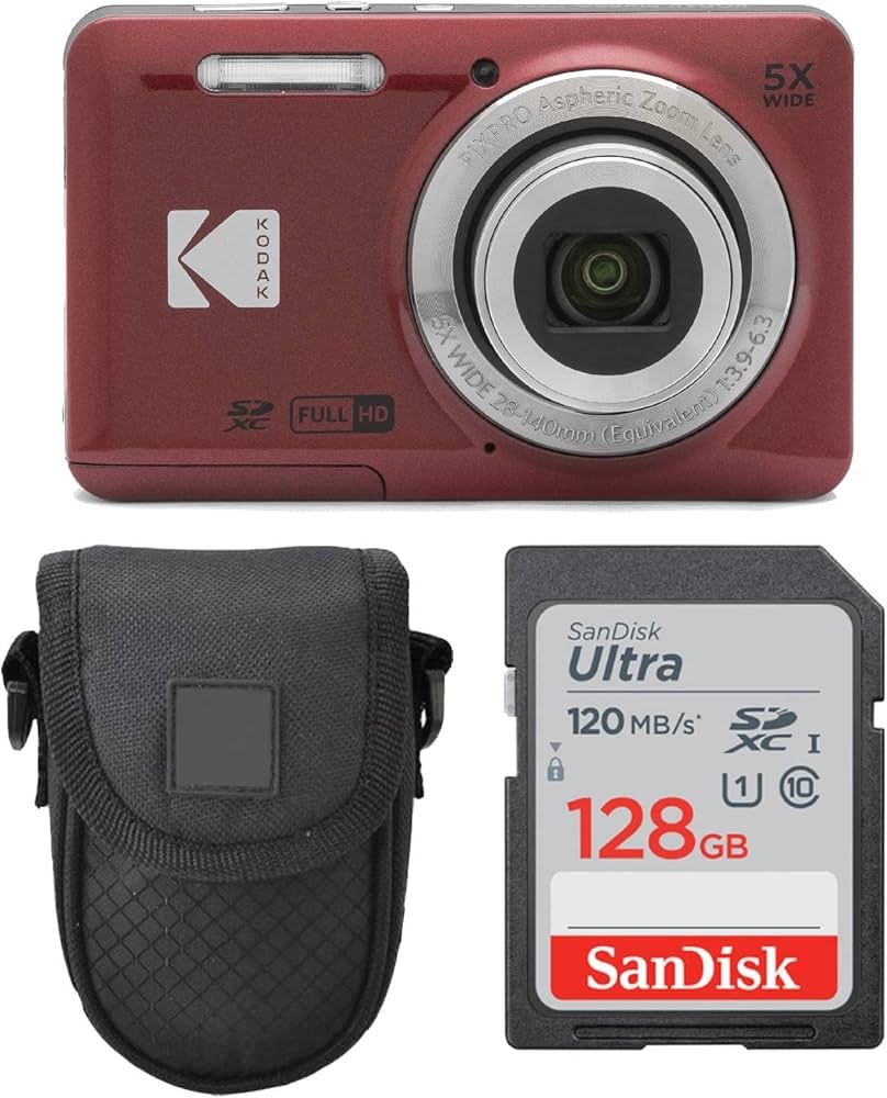 Amazon Canada: Kodak PIXPRO FZ55 Digital Camera (Red) + Point