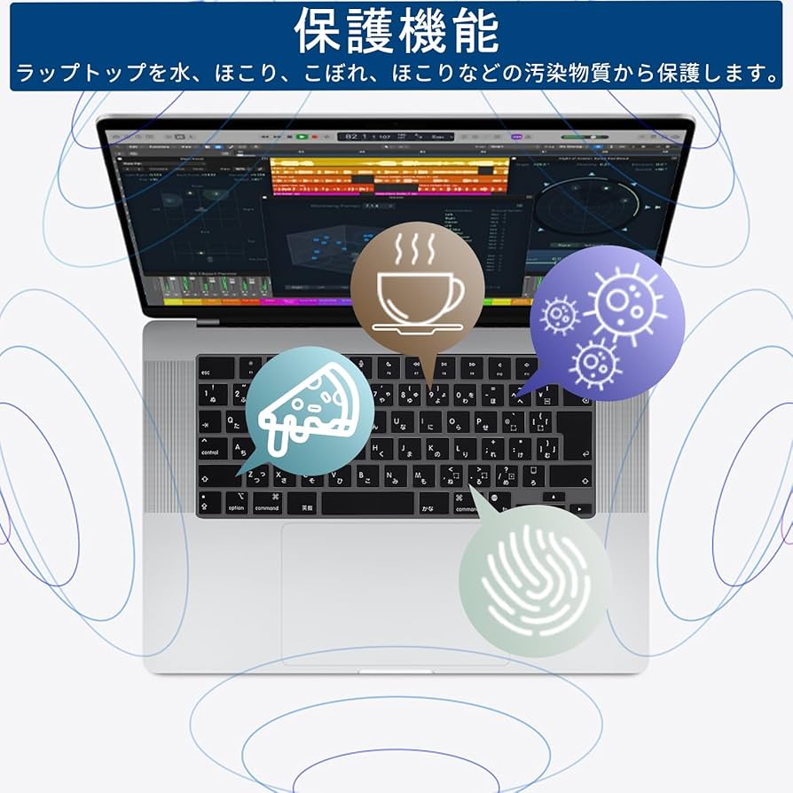 Amazon.co.jp: 【日本語JIS配列-黒色】Macbook Pro 14/16(2025-2024