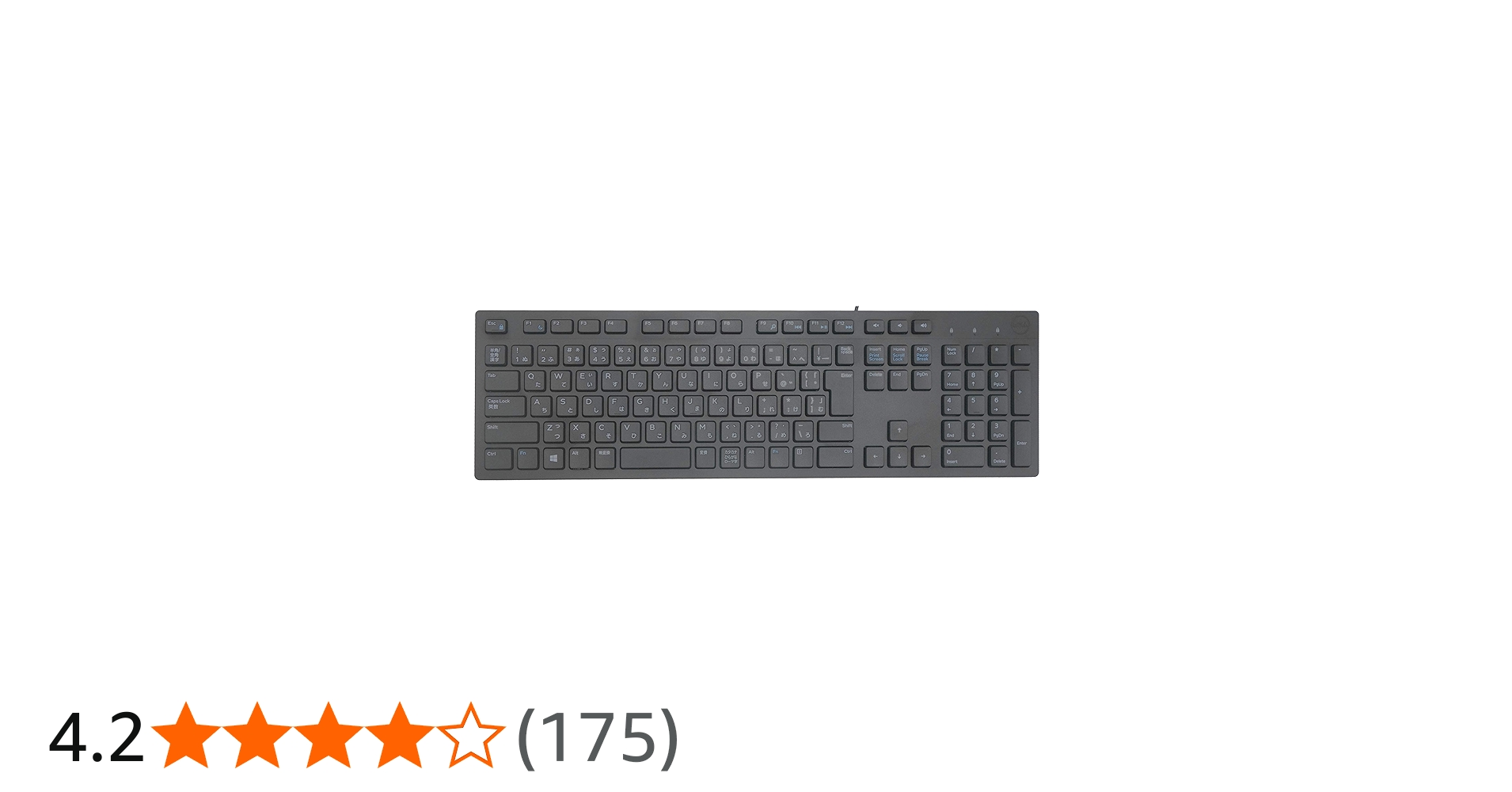 Amazon.co.jp: Dell キーボード 有線 日本語配列 マルチメディア対応