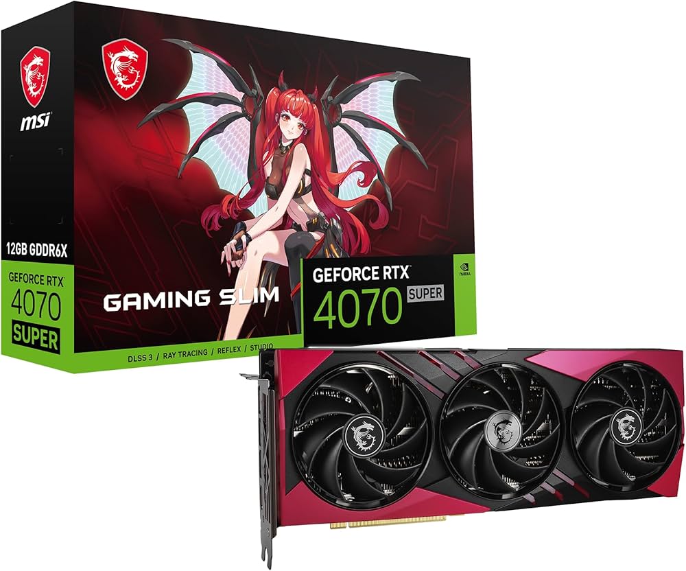 Amazon | MSI Gaming RTX 4070 Super 12G Gaming X Slim MLG