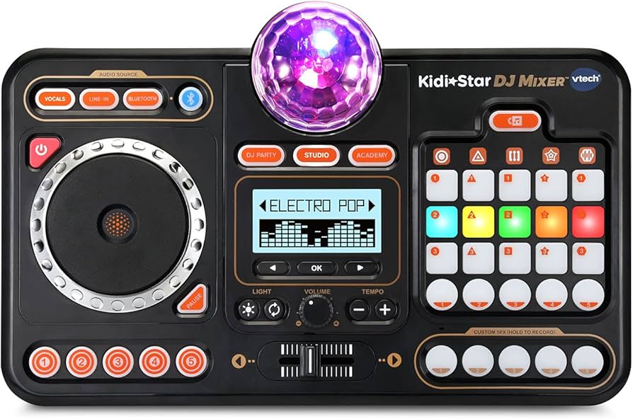 Amazon.com: VTech Kidi Star DJ Mixer : Toys & Games