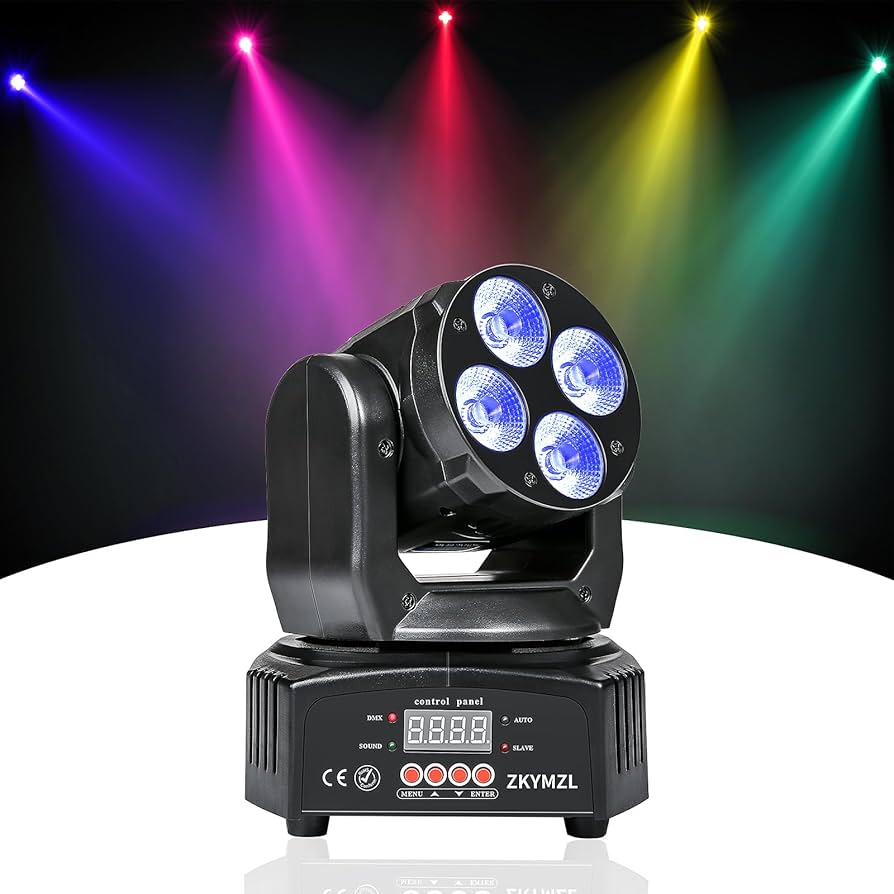 Amazon.com: ZKYMZL RGBWA/UV 6 in 1 LED Stage Lighting Mini 50W