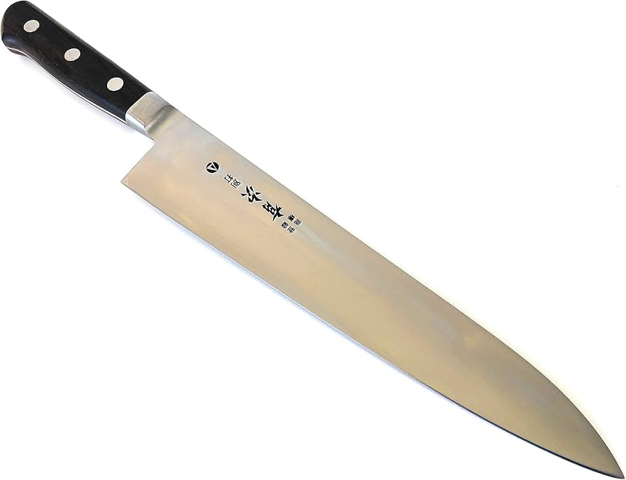 Amazon | 有次 包丁 牛刀 240 mm AUS-10 A合金鋼 築地 ARITSUGU ローズ