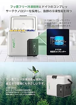 Amazon.co.jp: F40C4TMP 車載冷蔵庫 18L 大容量 ポータブル冷蔵庫