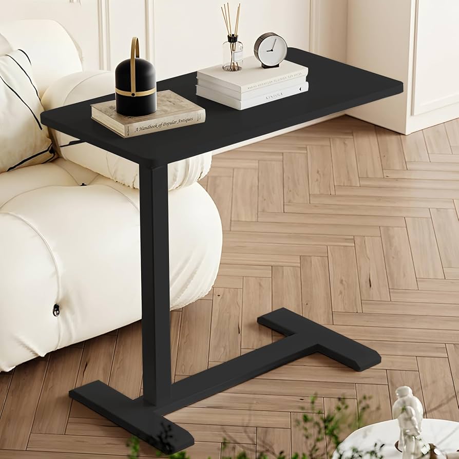 Amazon｜昇降式 サイドテーブル デスク 移動可能 キャスター付き 高さ