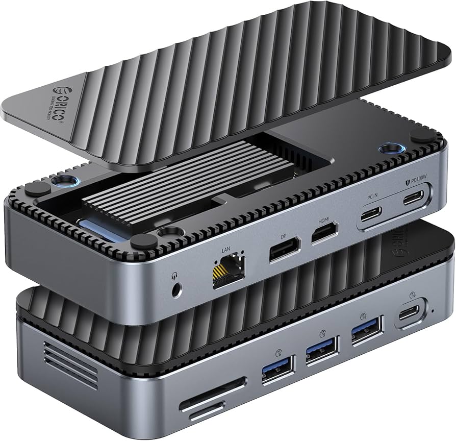 Amazon.com: ORICO 12-in-1 USB C Hub with M.2 SSD Enclosure 10Gbps