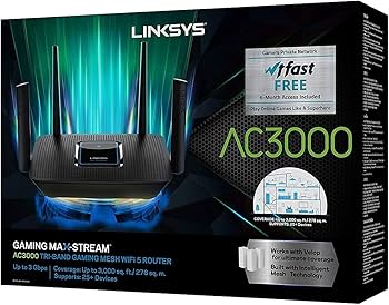 Amazon.com: Linksys AC3000 Smart Mesh Wi-Fi Router for Home