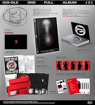 Amazon.com: (G) I-DLE [2] 2nd Full Album (0+1+2-3 Ver Set.) K-POP