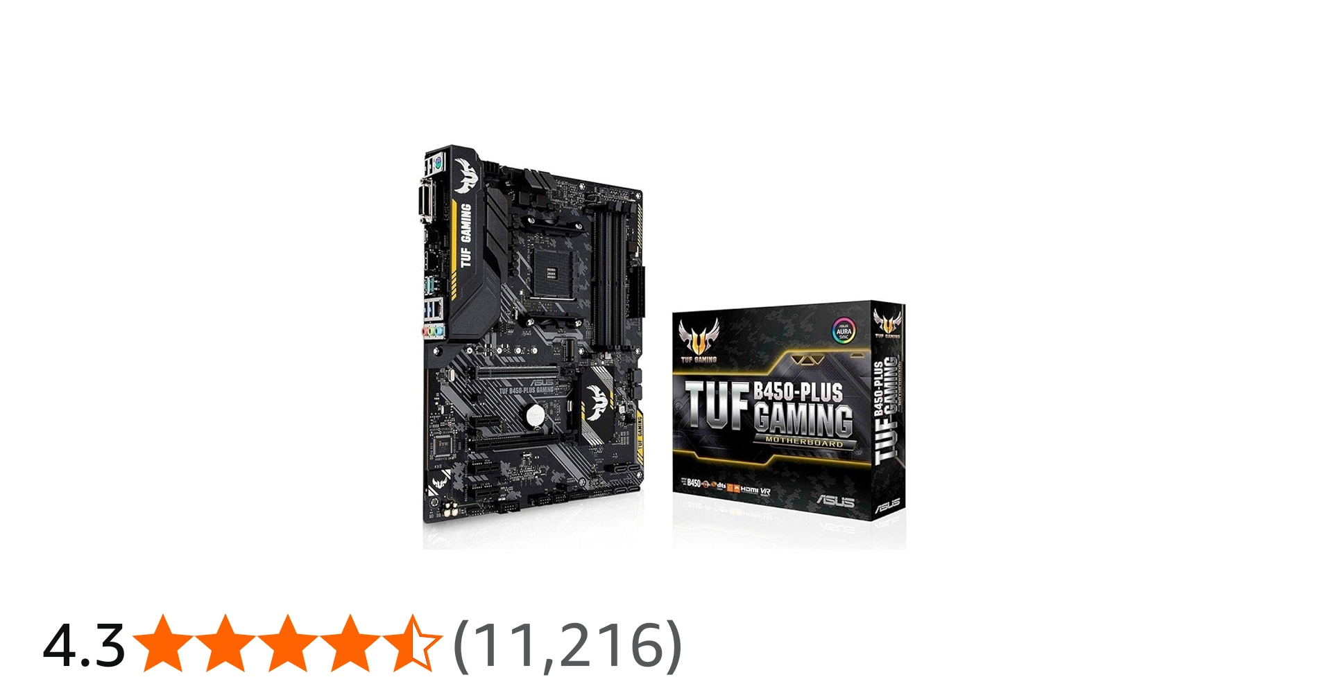 Amazon | ASUS AMD B450搭載 AM4対応 マザーボード TUF B450-PLUS