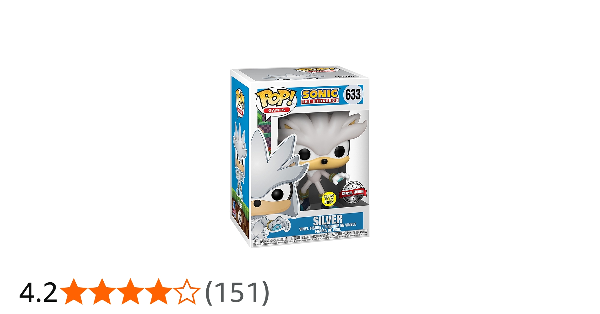 Amazon.co.jp: Funko Pop ソニック・ザ・ヘッジホッグ シルバーグロー