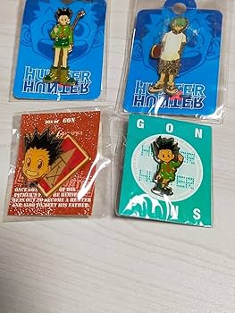 Amazon.co.jp: ハンターハンター ピンズ 4点セット ゴン キルア HUNTER