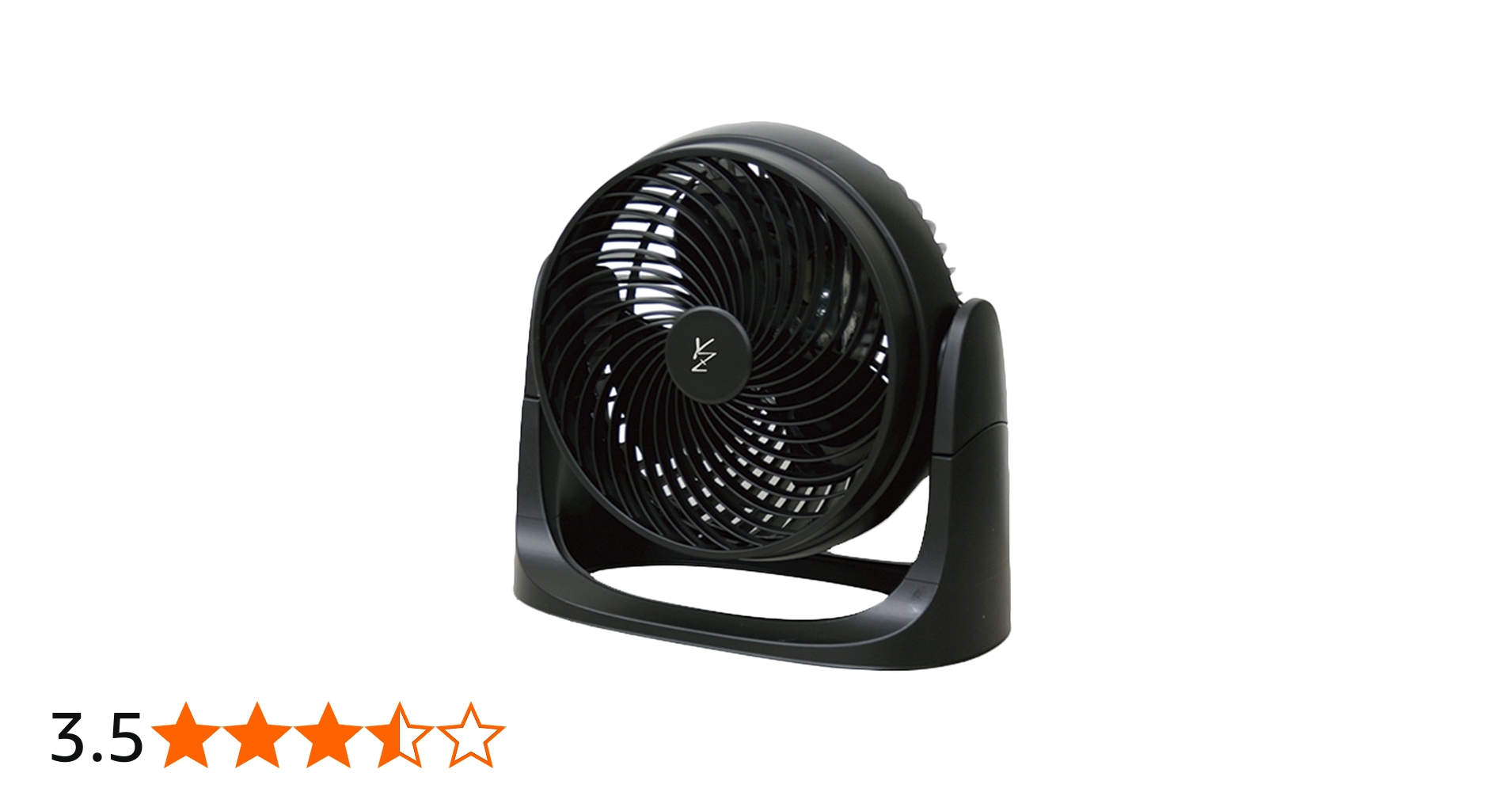 Amazon | 山善 18cmエアーサーキュレーター (風量2段階) ブラック YAS