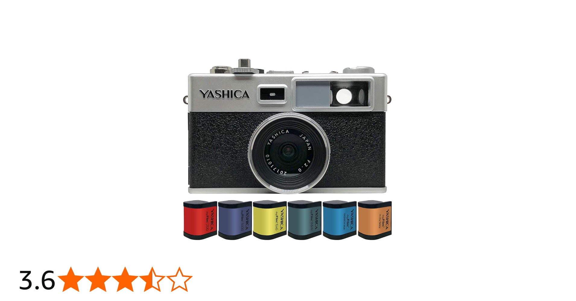 Amazon | ヤシカ(Yashica) Y35 Camera full set with 6 digiFilm YAS