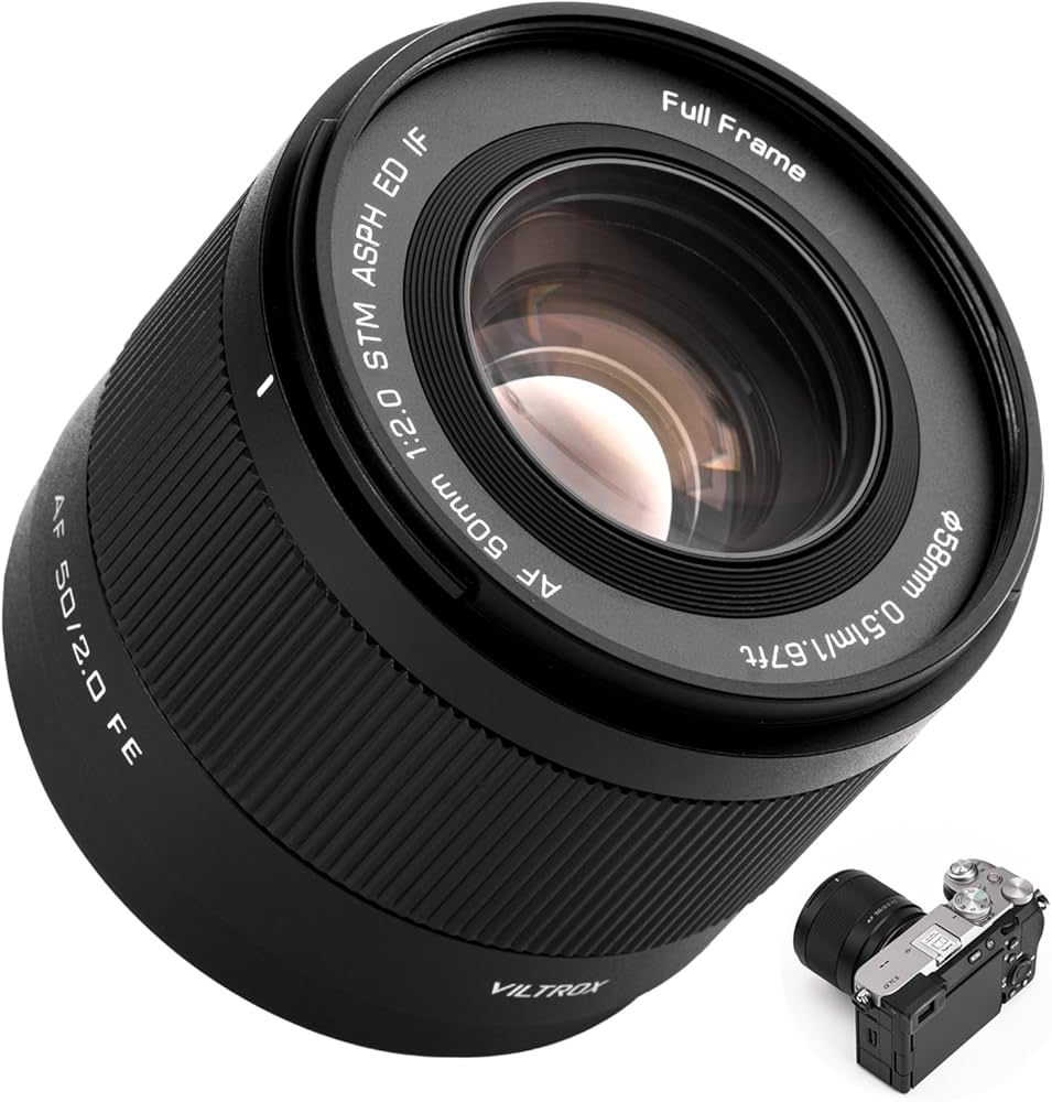 Amazon.co.jp: VILTROX 50mm F2.0 Air FE フルフレームレンズ、AF 50mm