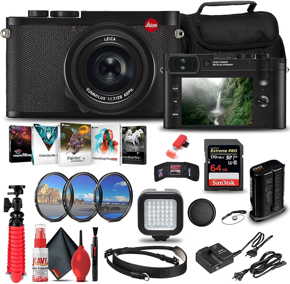 Amazon | Leica Q2 デジタルカメラ + 64GB メモリーカード + Corel