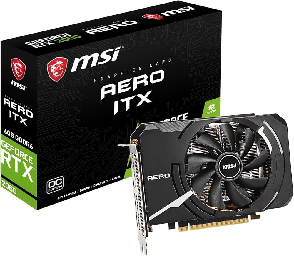 Amazon | MSI GeForce RTX 2060 AERO ITX 6G OC-JP グラフィックス