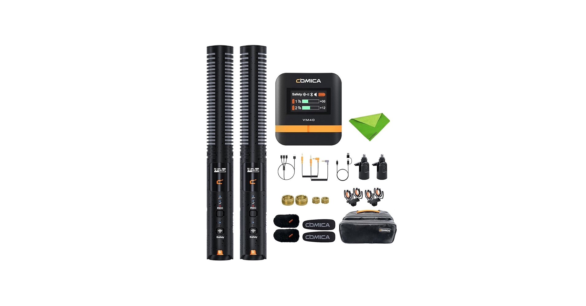 Amazon.com: COMICA VM40 Combo Wireless Shotgun Microphone,2.4G