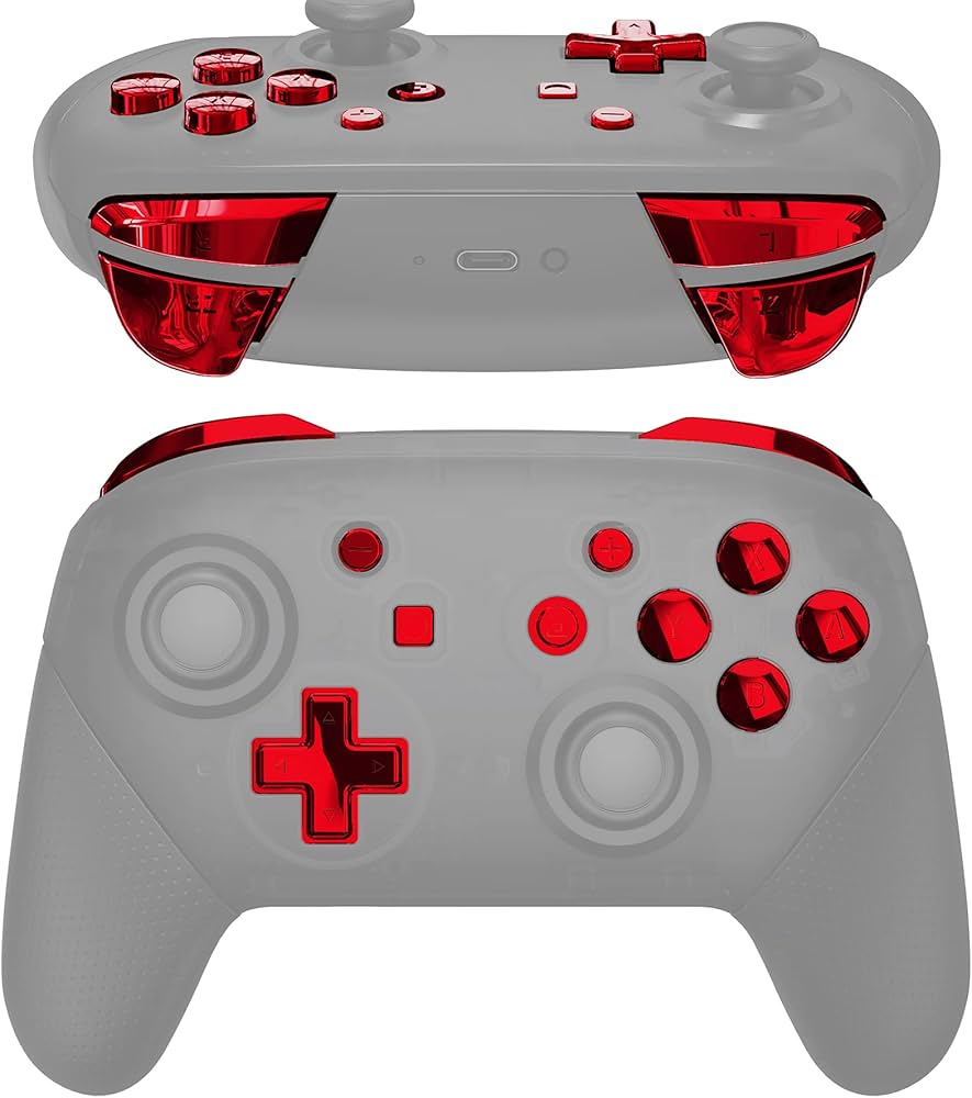 Amazon.co.jp: eXtremeRate プロコン switchに対応用ABXY D-pad ZR ZL