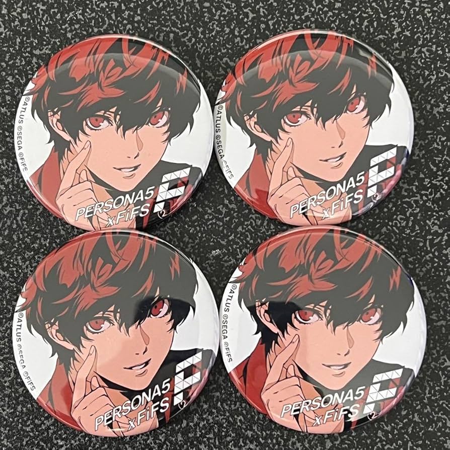 雨宮蓮 P5 缶 マグネット ジョーカー ペルソナ 雨宮蓮 P5 缶