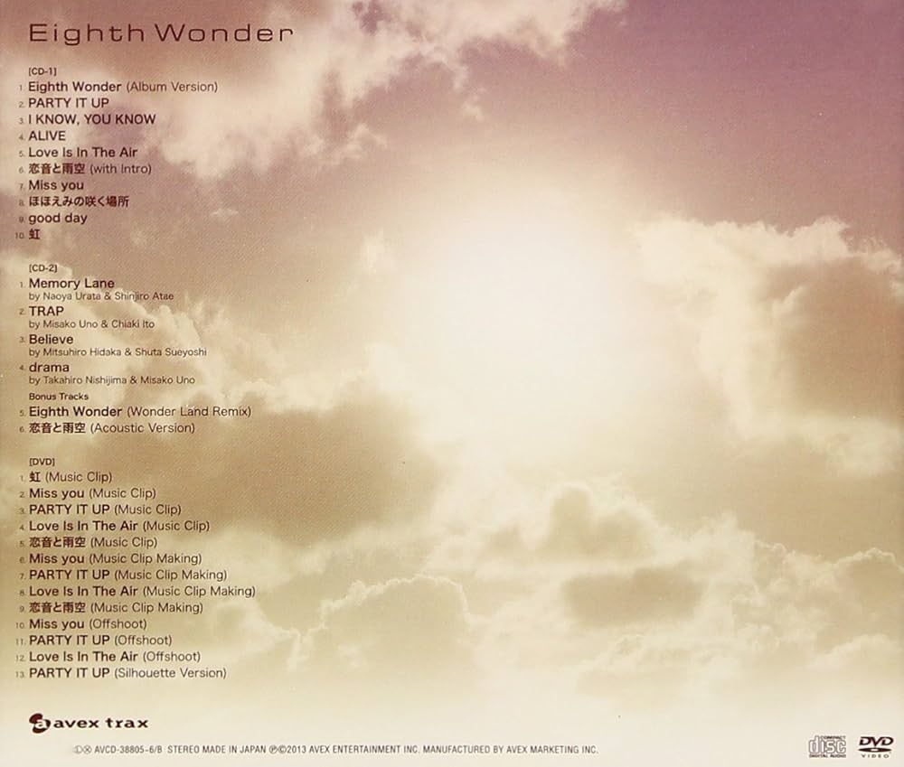 Aaa - Eighth Wonder (2CDS+DVD) [Japan CD] AVCD-38805 - Amazon.com