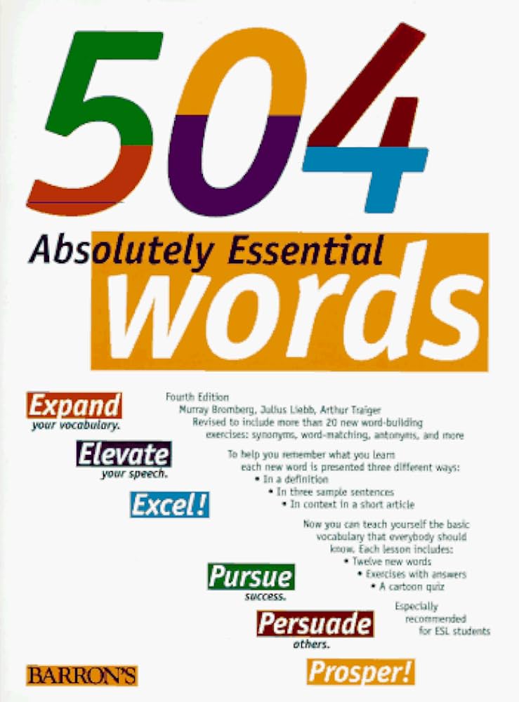 Amazon.com: 504 Absolutely Essential Words: 9780812095302: Murray
