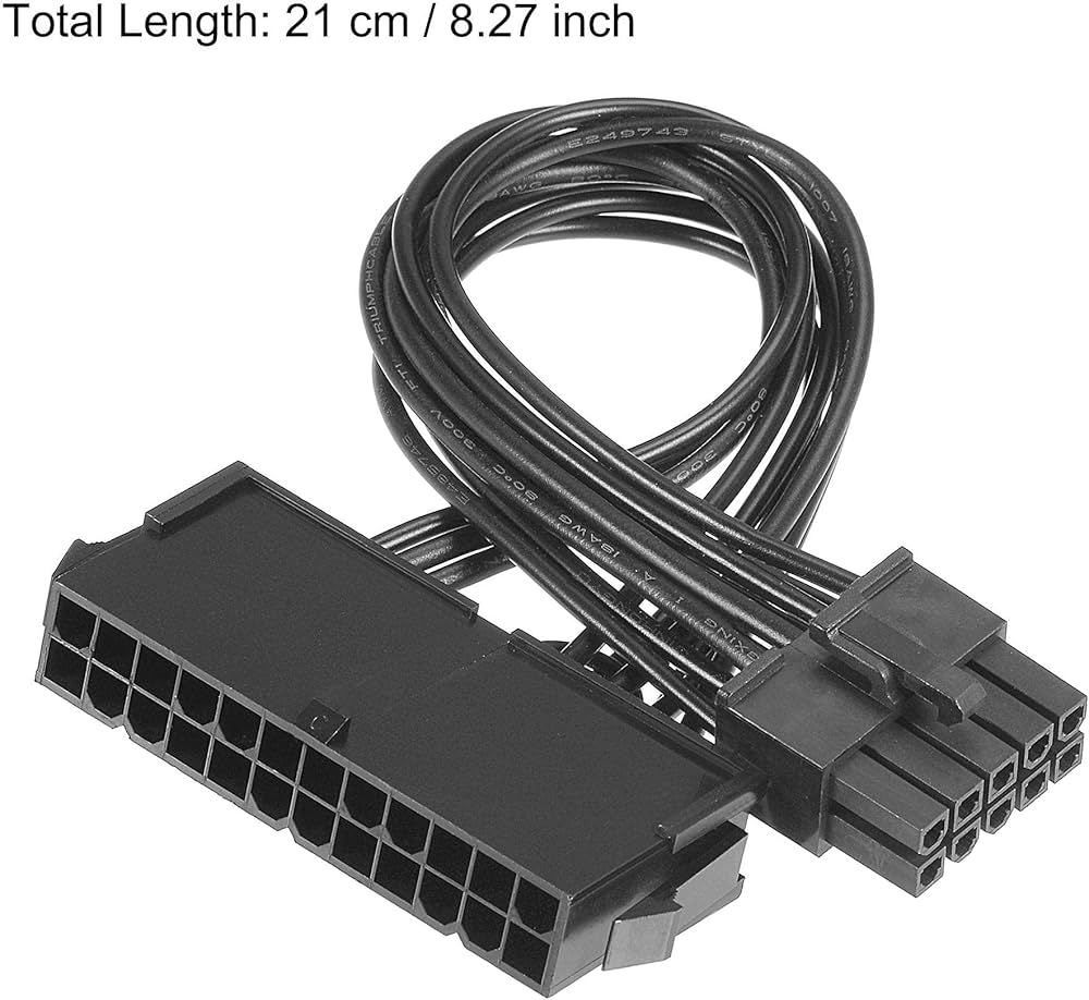 Amazon | uxcell 電源ケーブルスイッチ 24-10ピン メインボード電源