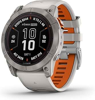 Garmin fēnix 7X Pro Sapphire Solar, Multisport GPS Smartwatch