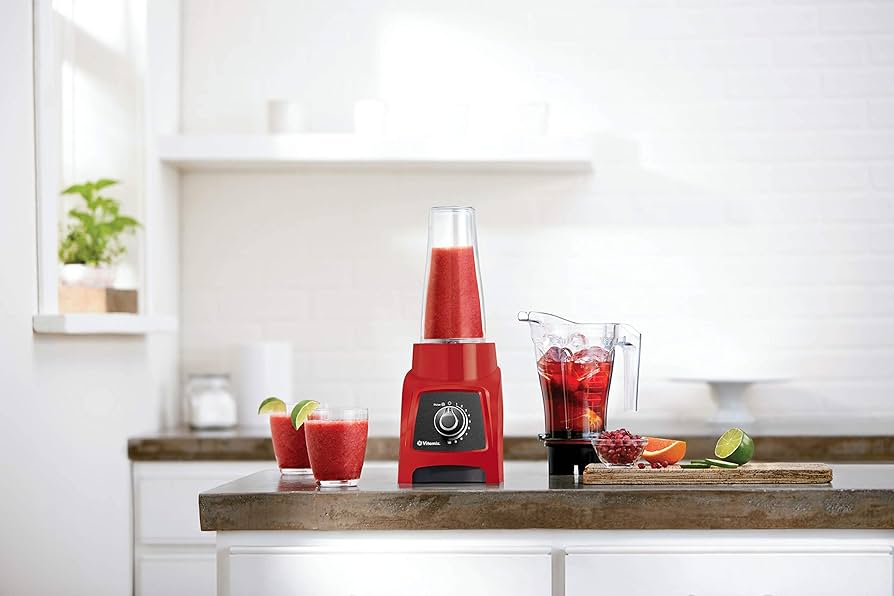 Amazon | 正規品 vitamix S30 ミキサー [ レッド ] To Go カップ1個