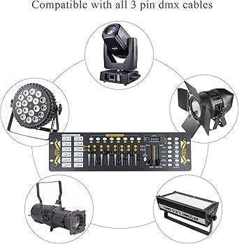Amazon | Dmx コントローラー 192 チャンネル Dmx ライト