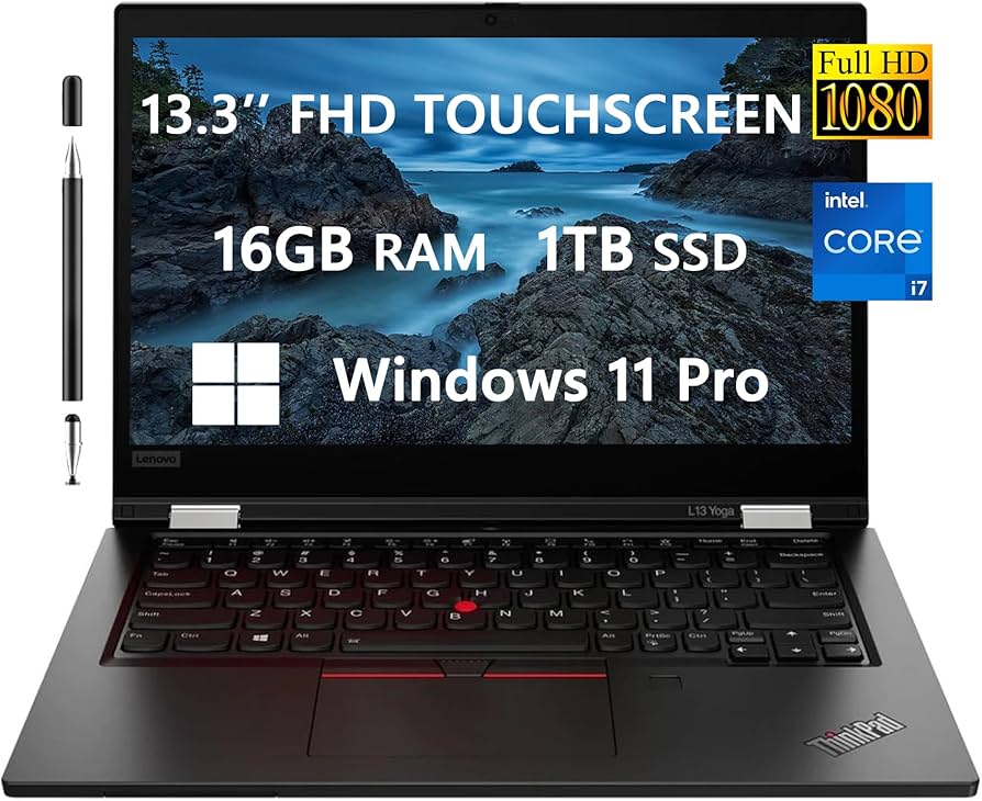 Amazon.com: Lenovo ThinkPad L13 Yoga Spin 2-in-1 AI-Powered Laptop